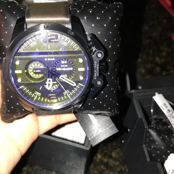 Diesel leather Watch for men
